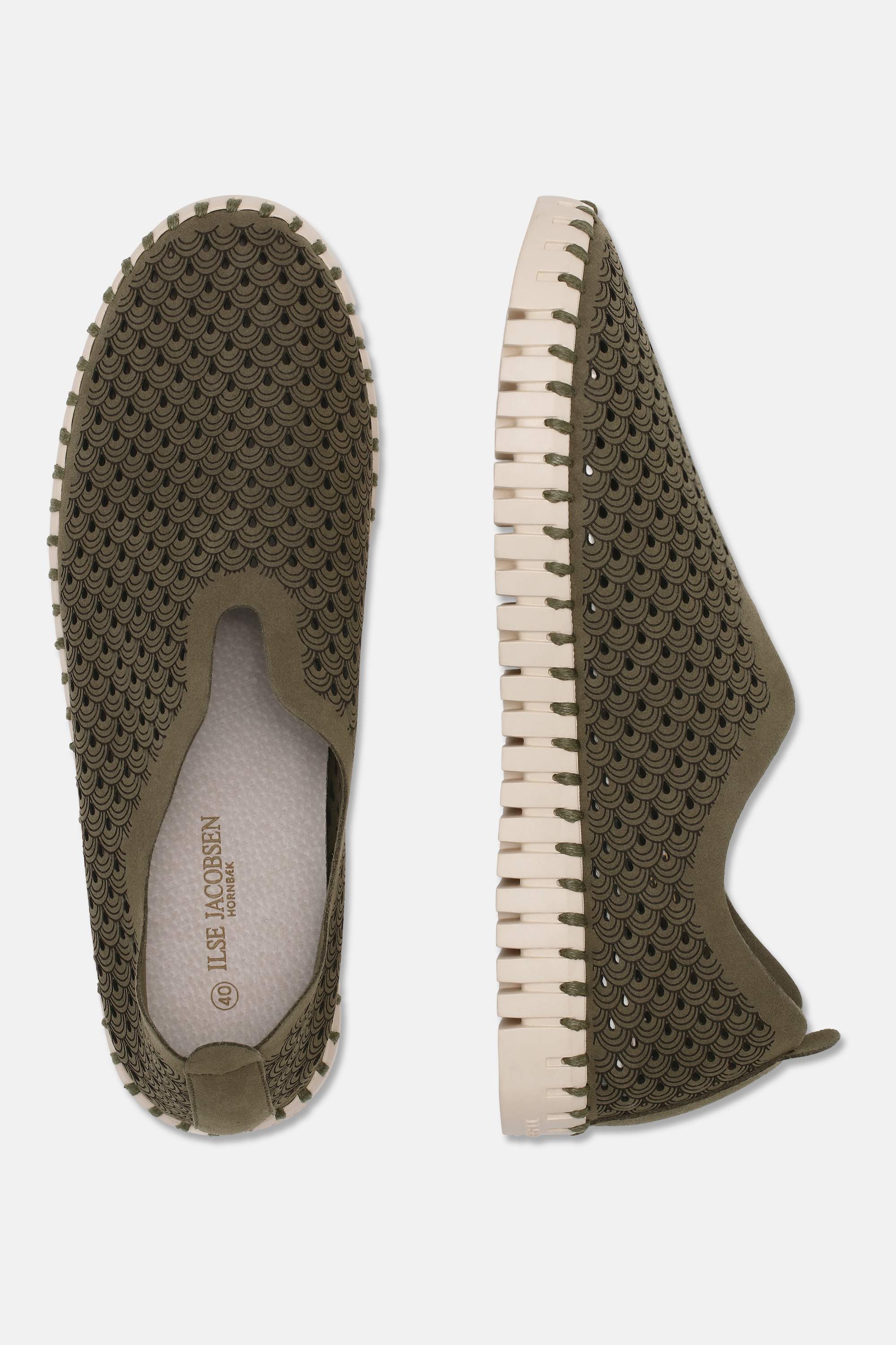 Tulip Mocassins - Deep Olive